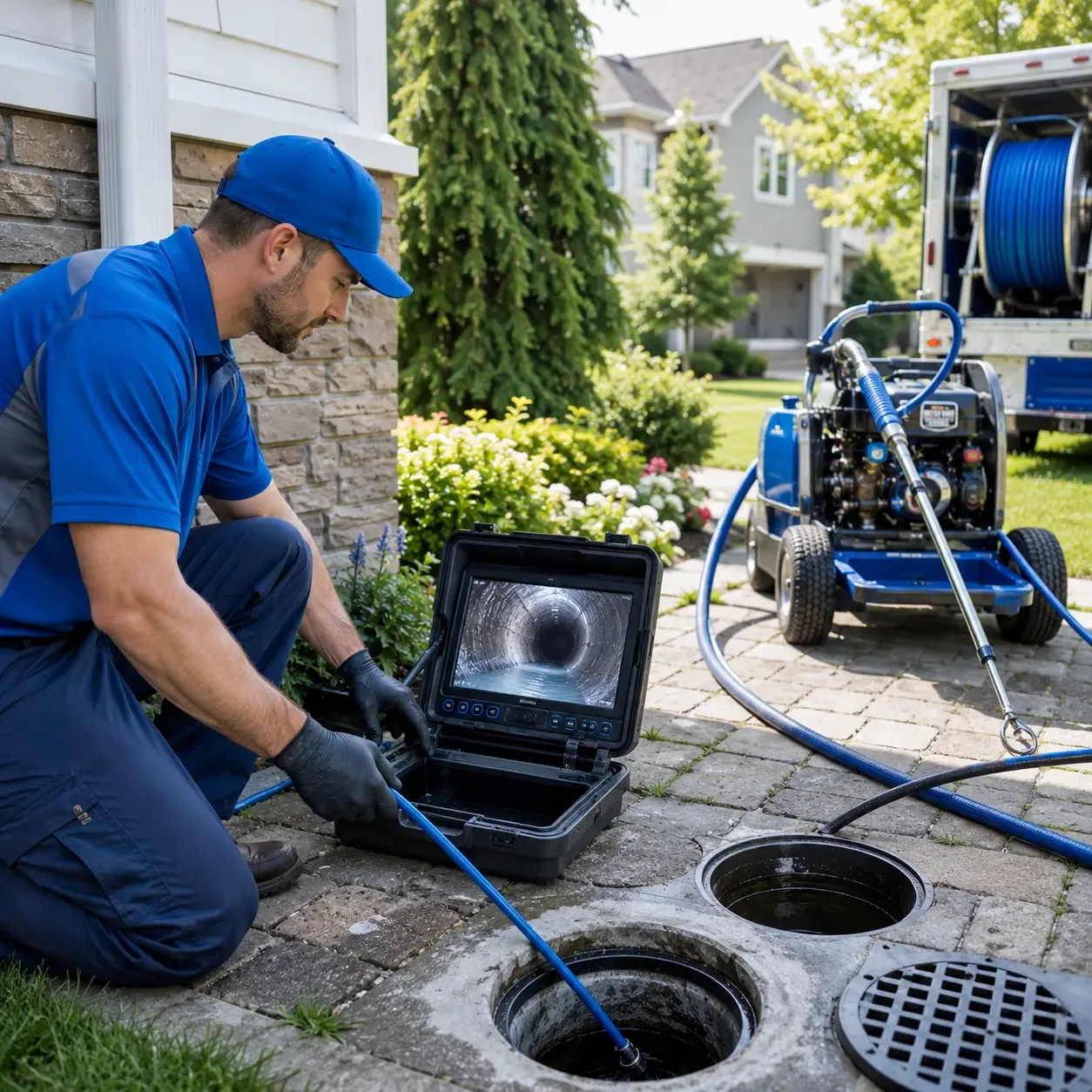 Outdoor drain cleaning professionals serving Elon, NC